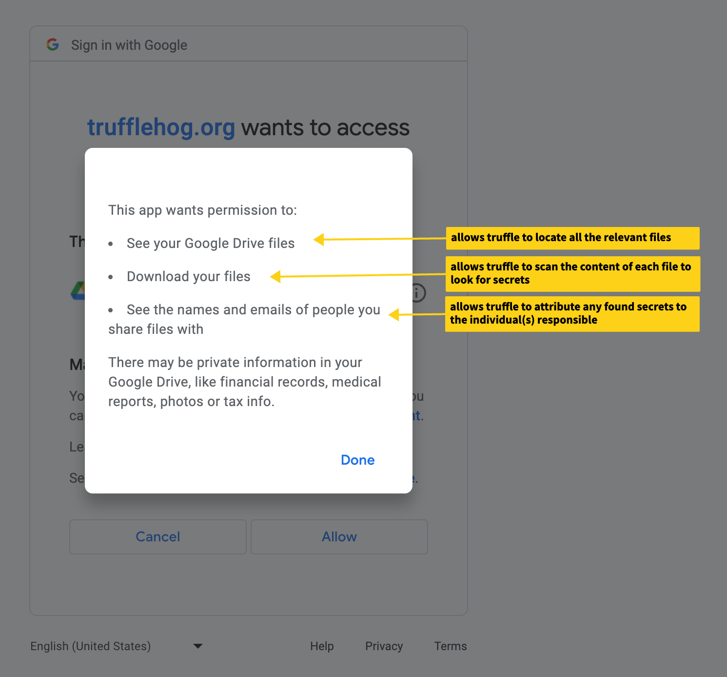 GoogleDrive Permissions