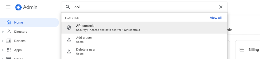 API Controls